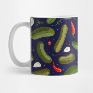 Spicy Pickles - Navy Mug